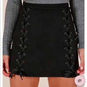 Showpo Inside Voice’s Suede Skirt